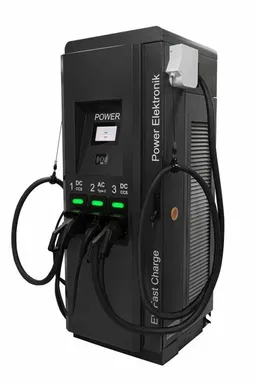 60kW Dual Port DC EV Fast Charger | CCS Combo | IP55 | Commercial Charging Station